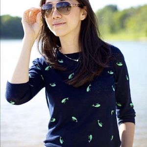 J.Crew Whale 🐳 Tippi sweater linen size S